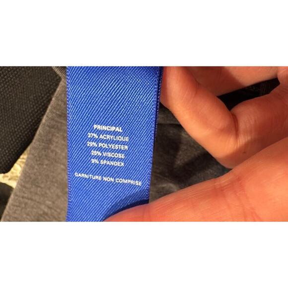 Kit And Ace Women’s Size XL Long Sleeve Turtleneck Slim Fit Charcoal Gray Top - Picture 8 of 8